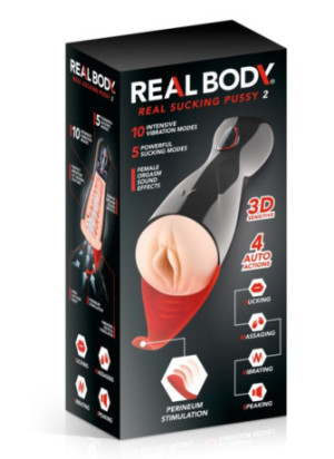 Masturbateur luxe 3D sensitive avec stimulateur de périnée - CC514205001000